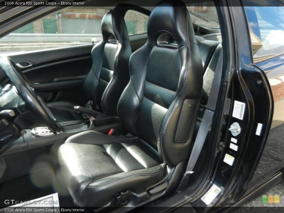 Ebony Interior Front Seat for the 2006 Acura RSX Sports Coupe #59832579