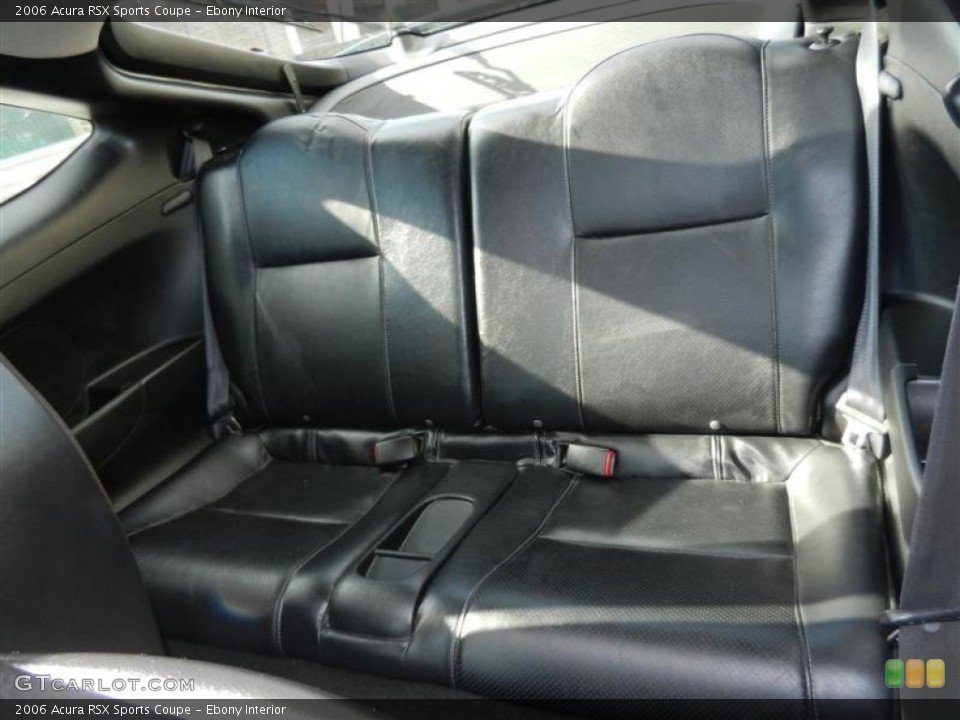 Ebony Interior Rear Seat for the 2006 Acura RSX Sports Coupe #59832597
