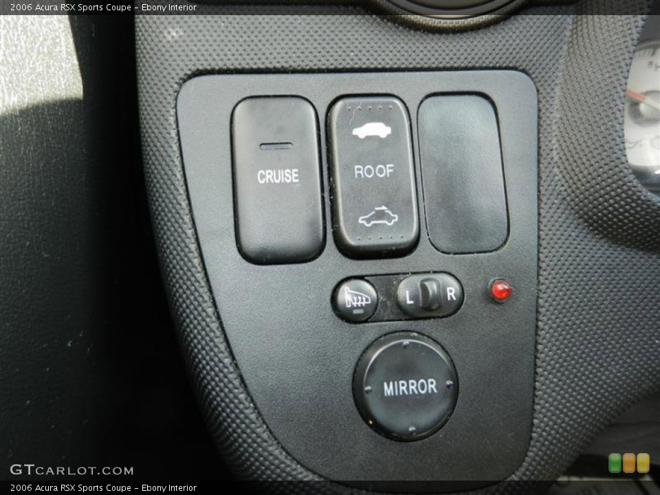 Ebony Interior Controls for the 2006 Acura RSX Sports Coupe #59832642
