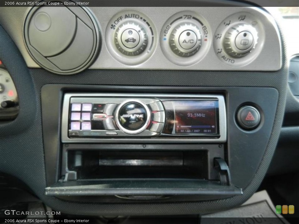 Ebony Interior Controls for the 2006 Acura RSX Sports Coupe #59832669