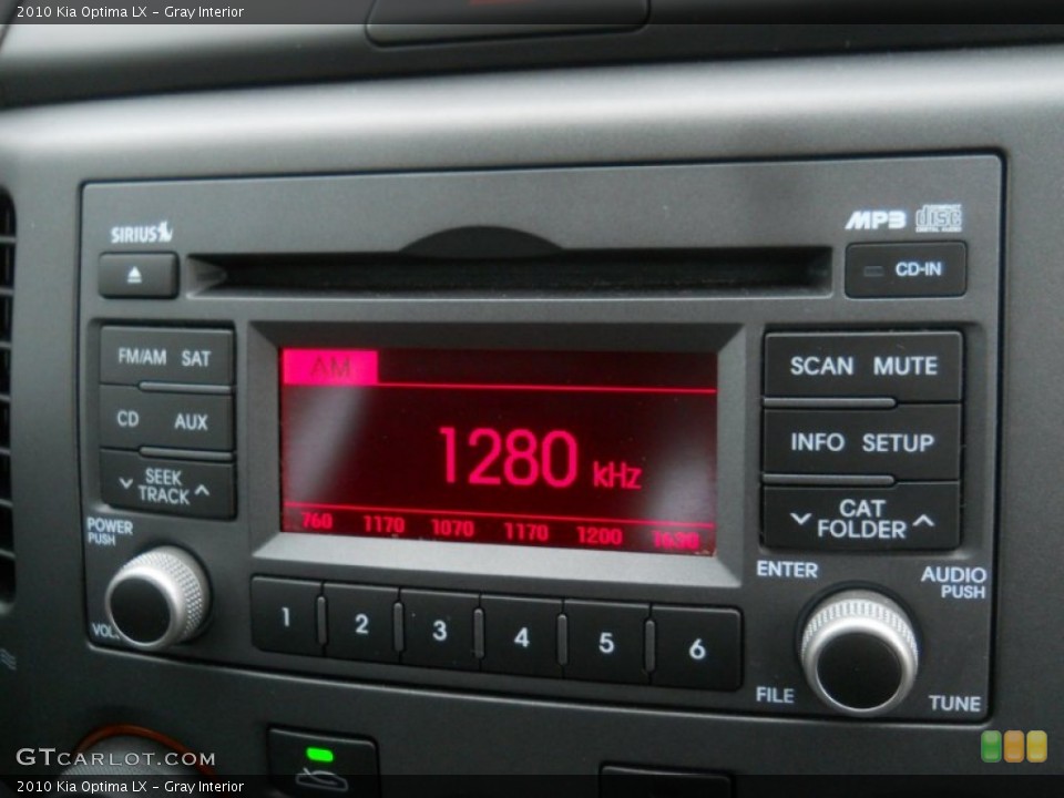 Gray Interior Audio System for the 2010 Kia Optima LX #59833014