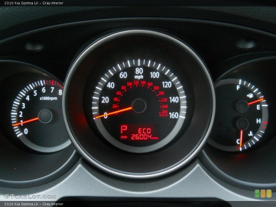 Gray Interior Gauges for the 2010 Kia Optima LX #59833173