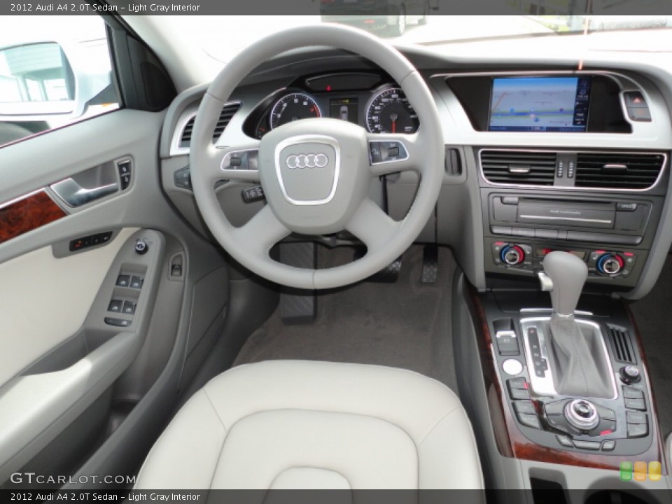 Light Gray Interior Dashboard for the 2012 Audi A4 2.0T Sedan #59833665