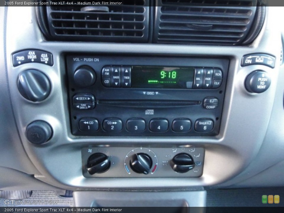 Medium Dark Flint Interior Audio System for the 2005 Ford Explorer Sport Trac XLT 4x4 #59833869