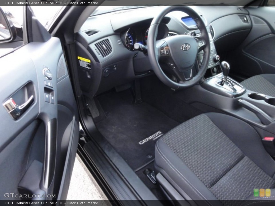 Black Cloth Interior Photo for the 2011 Hyundai Genesis Coupe 2.0T #59834436