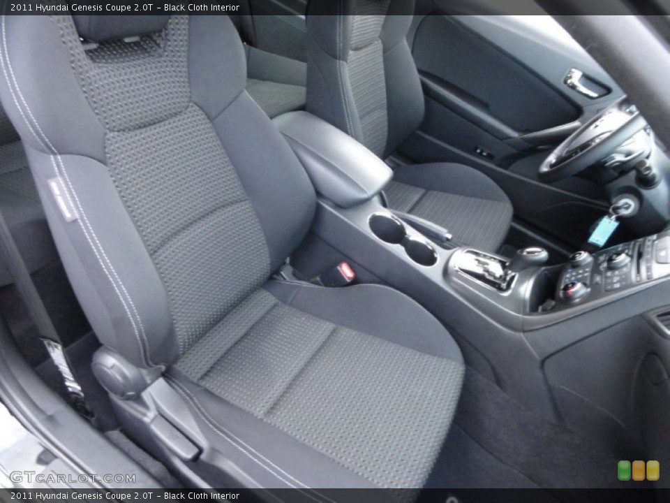 Black Cloth Interior Photo for the 2011 Hyundai Genesis Coupe 2.0T #59834499