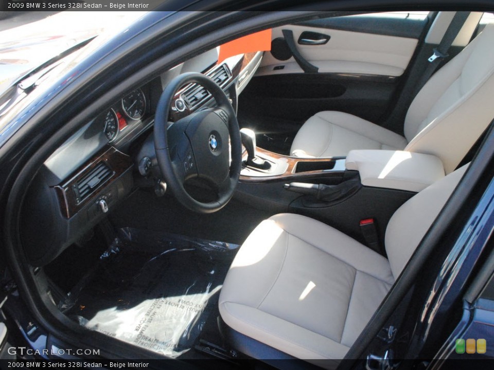 Beige Interior Photo for the 2009 BMW 3 Series 328i Sedan #59834583
