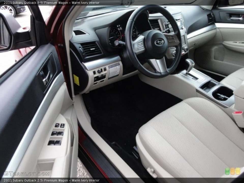 Warm Ivory Interior Photo for the 2011 Subaru Outback 2.5i Premium Wagon #59834814