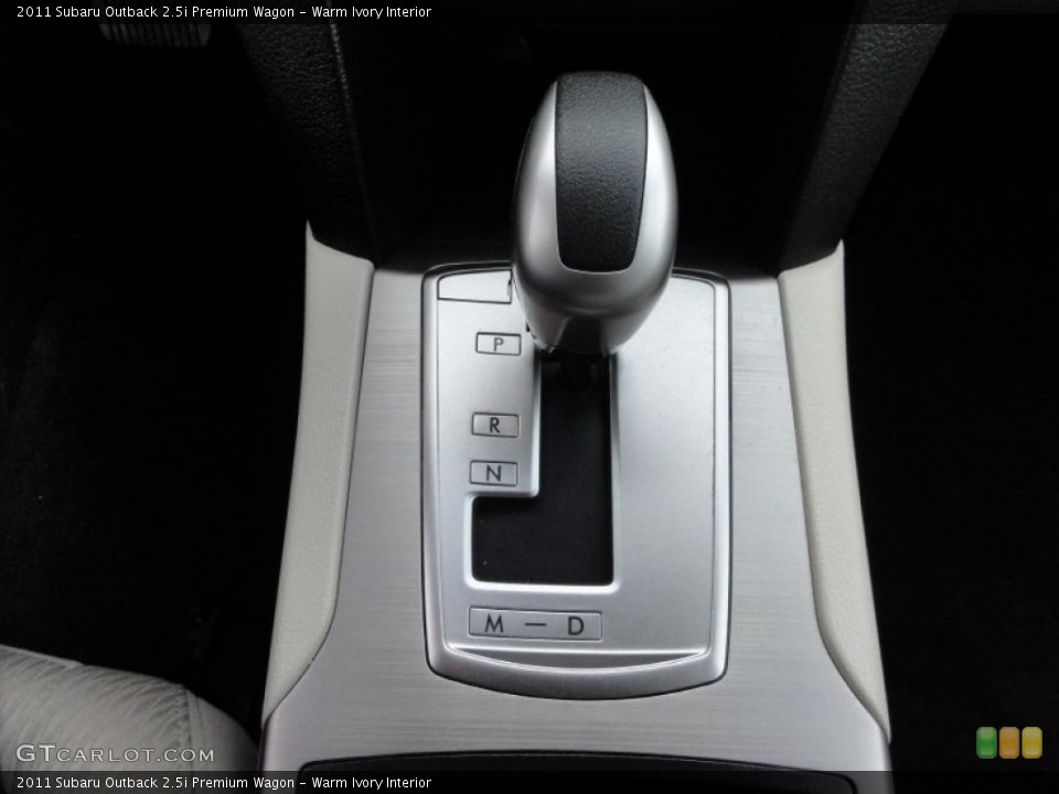 Warm Ivory Interior Transmission for the 2011 Subaru Outback 2.5i Premium Wagon #59835081