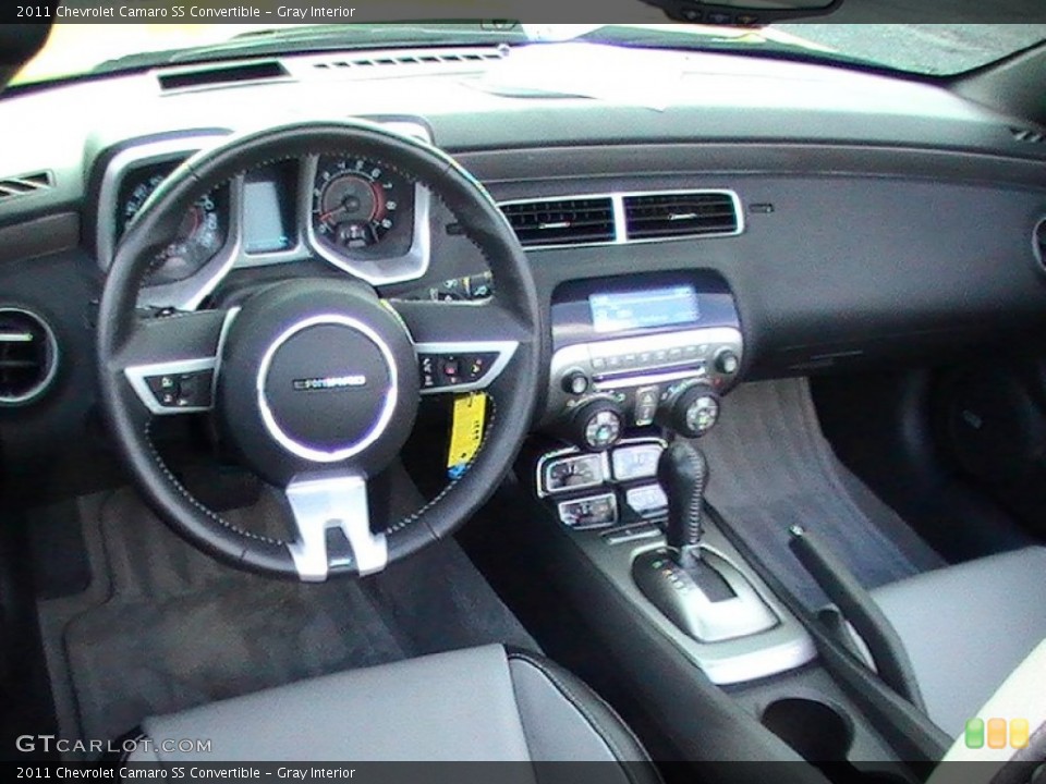 Gray Interior Dashboard for the 2011 Chevrolet Camaro SS Convertible #59835264