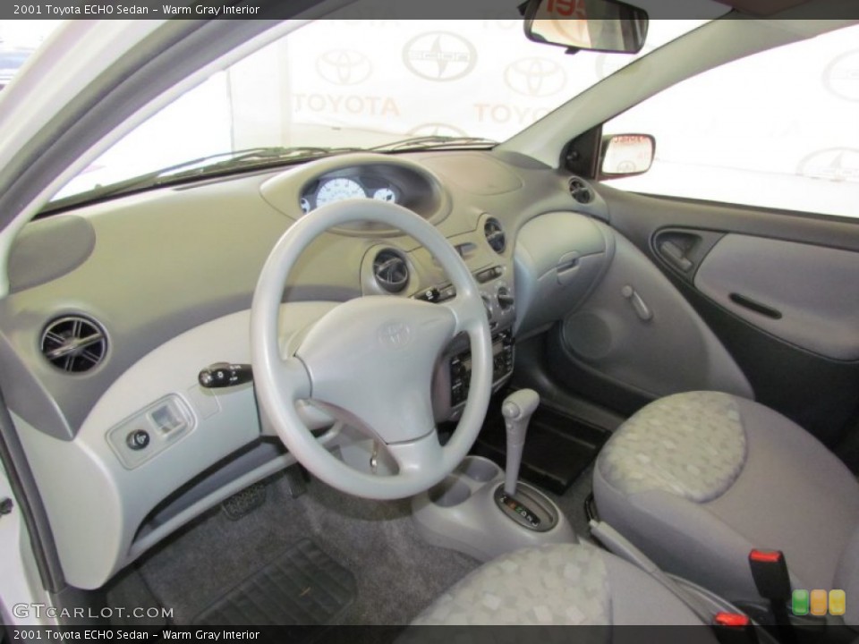 Warm Gray Interior Photo for the 2001 Toyota ECHO Sedan #59835295