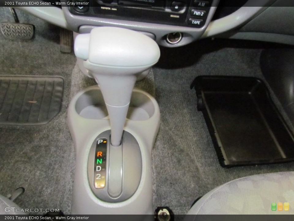 Warm Gray Interior Transmission for the 2001 Toyota ECHO Sedan #59835342