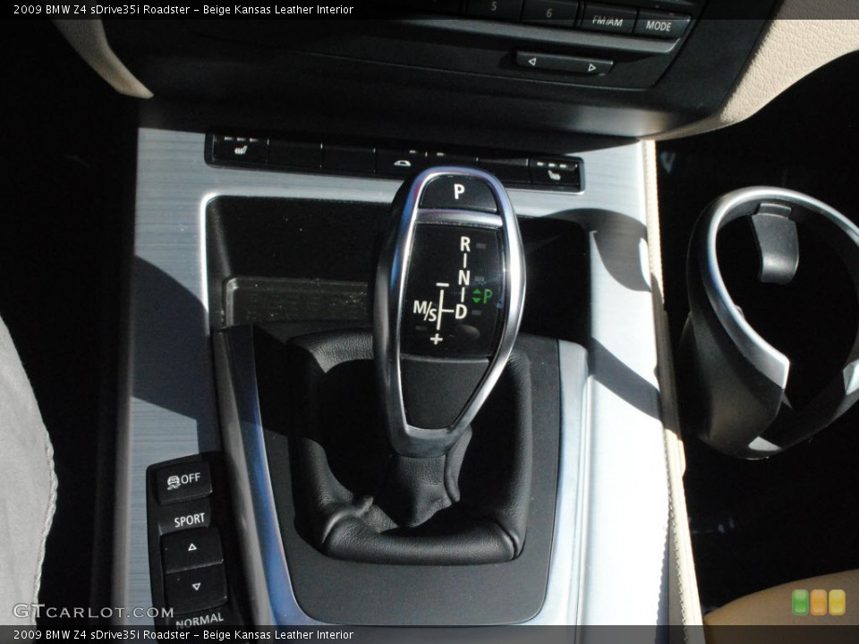 Beige Kansas Leather Interior Transmission for the 2009 BMW Z4 sDrive35i Roadster #59835570