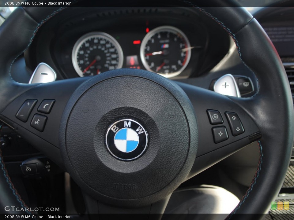 Black Interior Steering Wheel for the 2008 BMW M6 Coupe #59835974