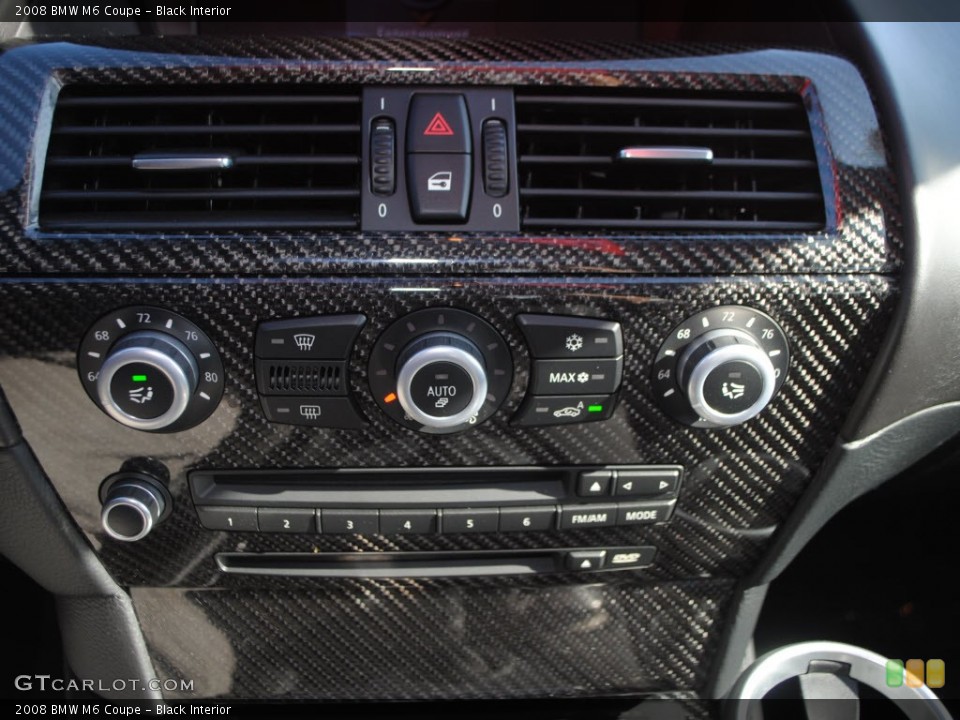 Black Interior Controls for the 2008 BMW M6 Coupe #59836008