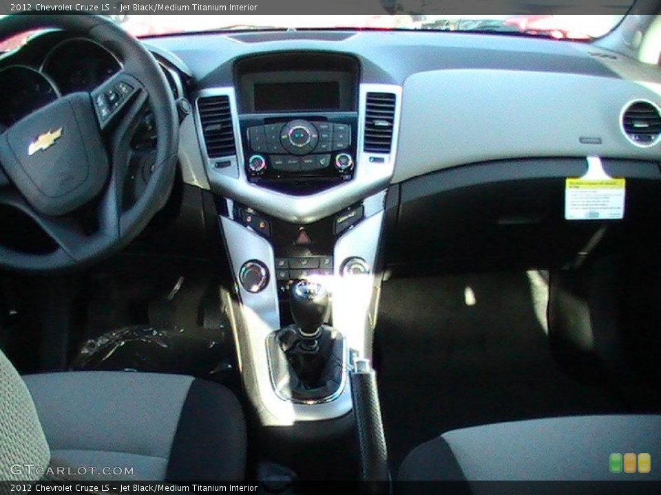 Jet Black/Medium Titanium Interior Dashboard for the 2012 Chevrolet Cruze LS #59837679