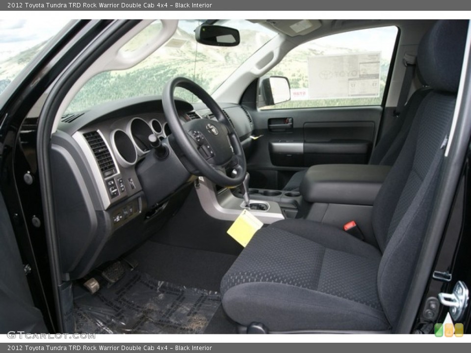 Black Interior Photo for the 2012 Toyota Tundra TRD Rock Warrior Double Cab 4x4 #59838924