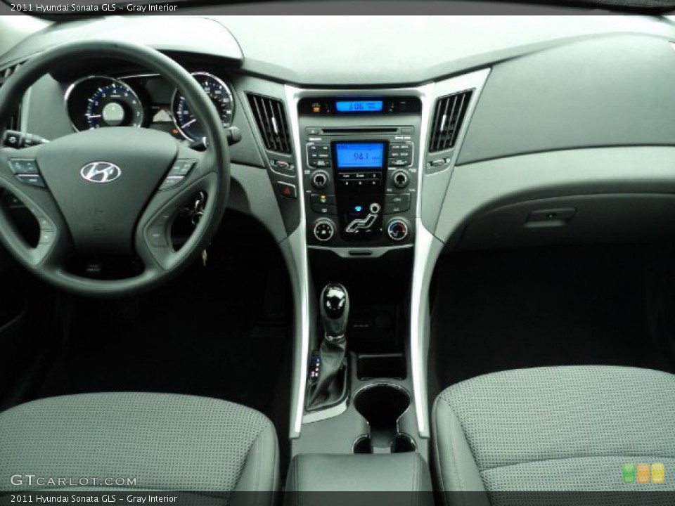 Gray Interior Dashboard for the 2011 Hyundai Sonata GLS #59839440