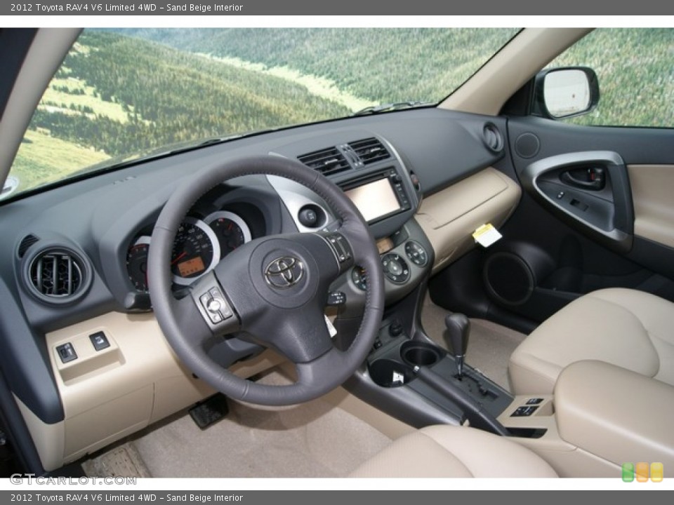 Sand Beige Interior Photo for the 2012 Toyota RAV4 V6 Limited 4WD #59839452