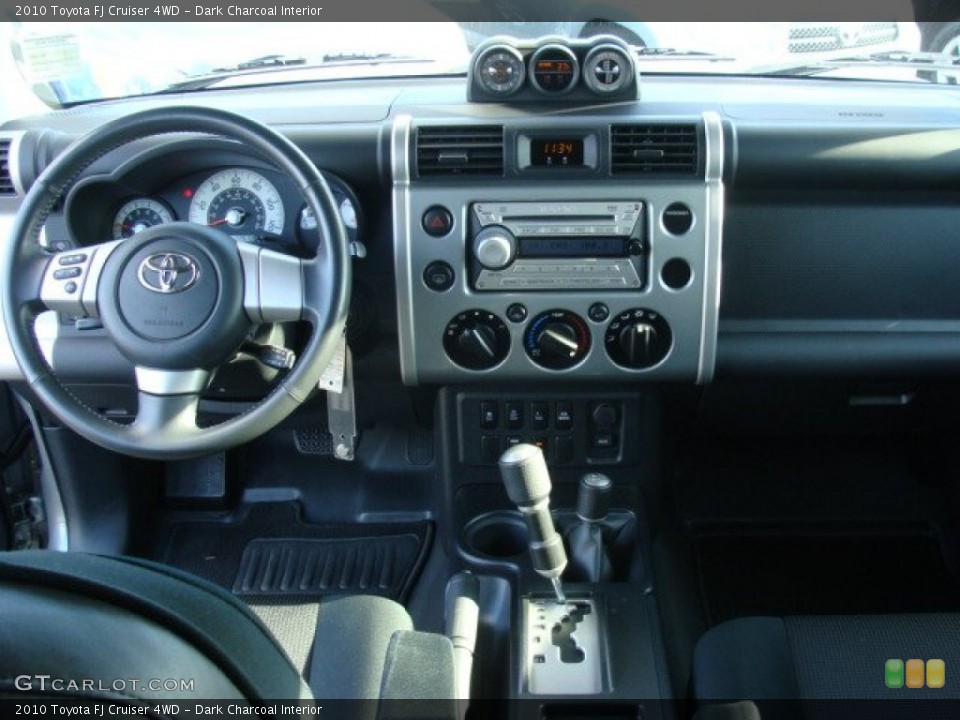 Dark Charcoal Interior Dashboard for the 2010 Toyota FJ Cruiser 4WD #59840811