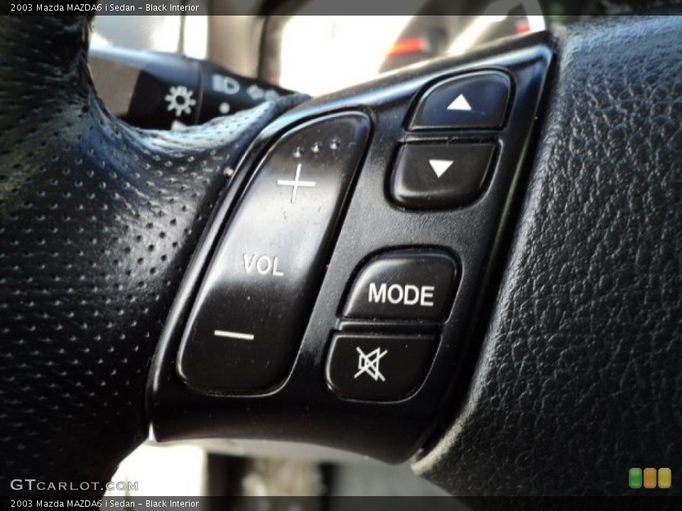 Black Interior Controls for the 2003 Mazda MAZDA6 i Sedan #59840823