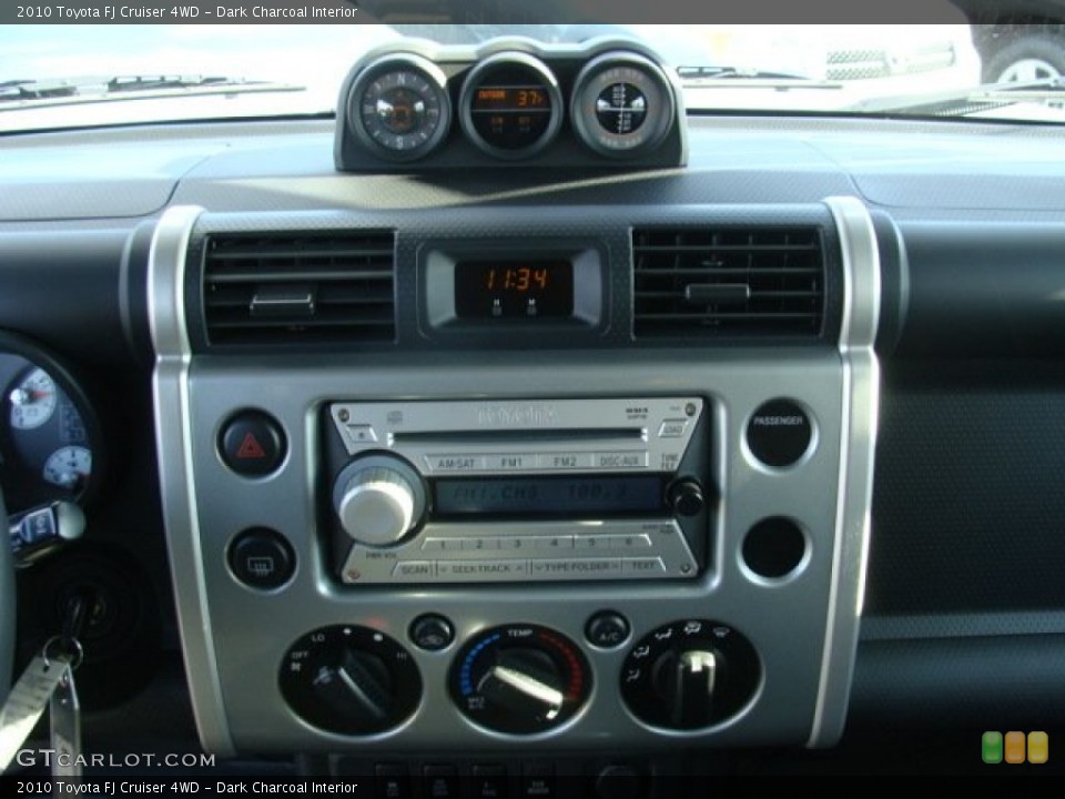 Dark Charcoal Interior Controls for the 2010 Toyota FJ Cruiser 4WD #59840829