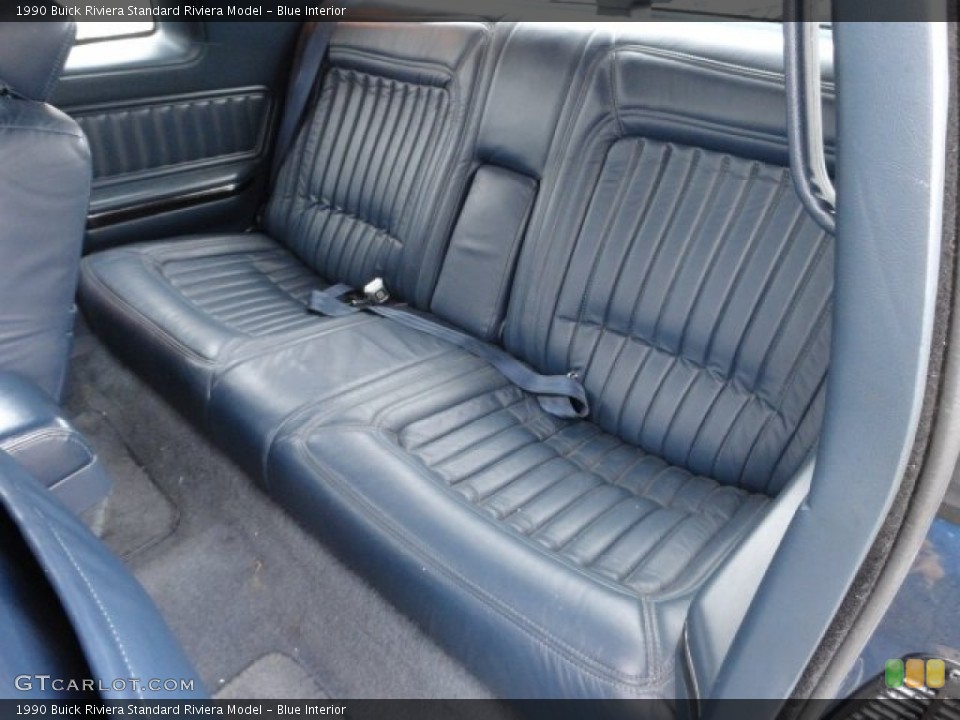 Blue Interior Photo for the 1990 Buick Riviera  #59841457