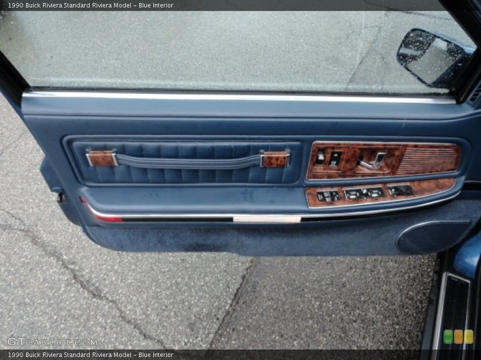 Blue Interior Door Panel for the 1990 Buick Riviera  #59841486