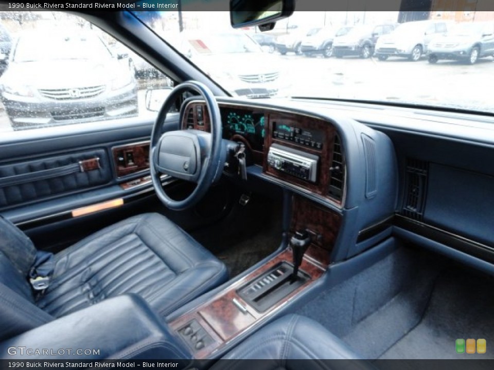 Blue Interior Dashboard for the 1990 Buick Riviera  #59841495