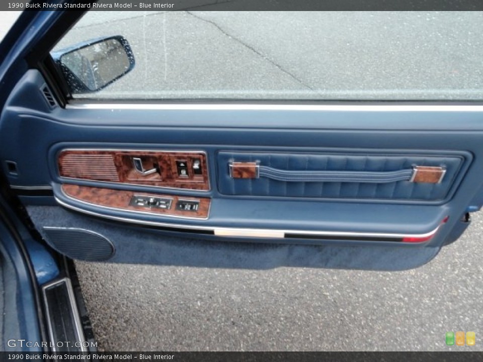Blue Interior Door Panel for the 1990 Buick Riviera  #59841504