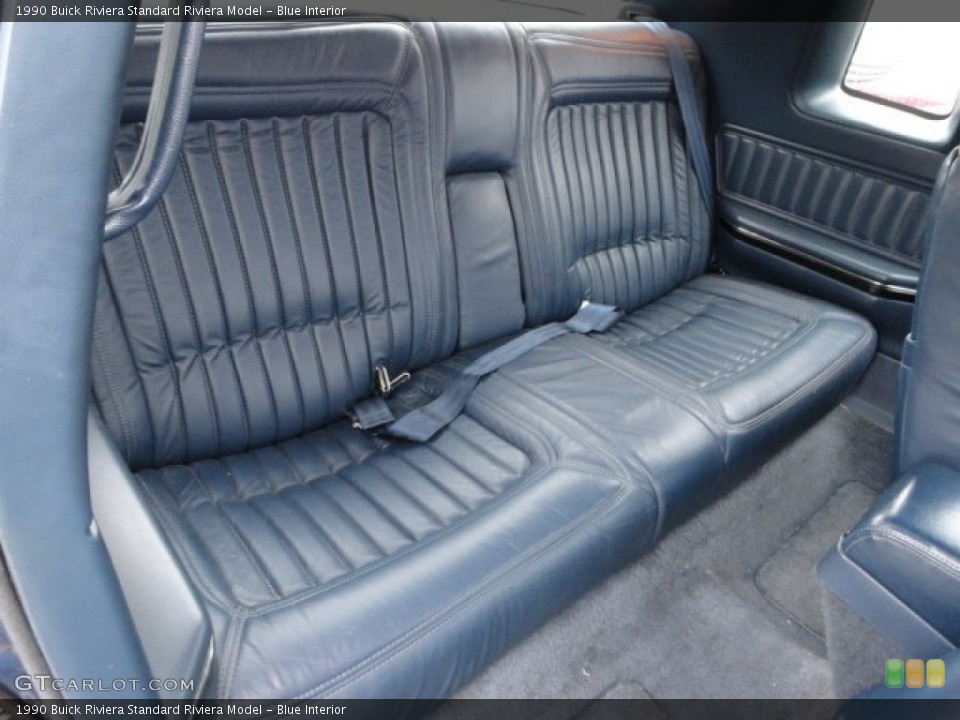 Blue Interior Photo for the 1990 Buick Riviera  #59841513