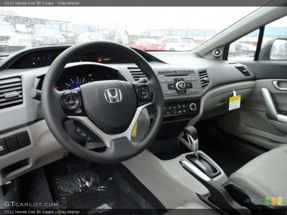 Gray Interior Photo for the 2012 Honda Civic EX Coupe #59842146