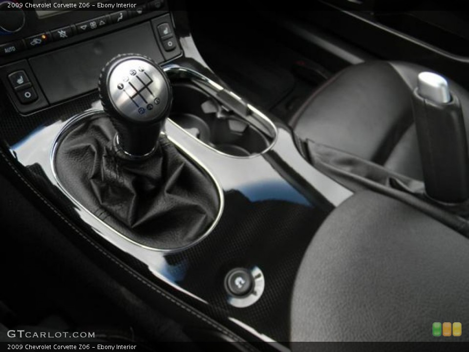 Ebony Interior Transmission for the 2009 Chevrolet Corvette Z06 #59842290