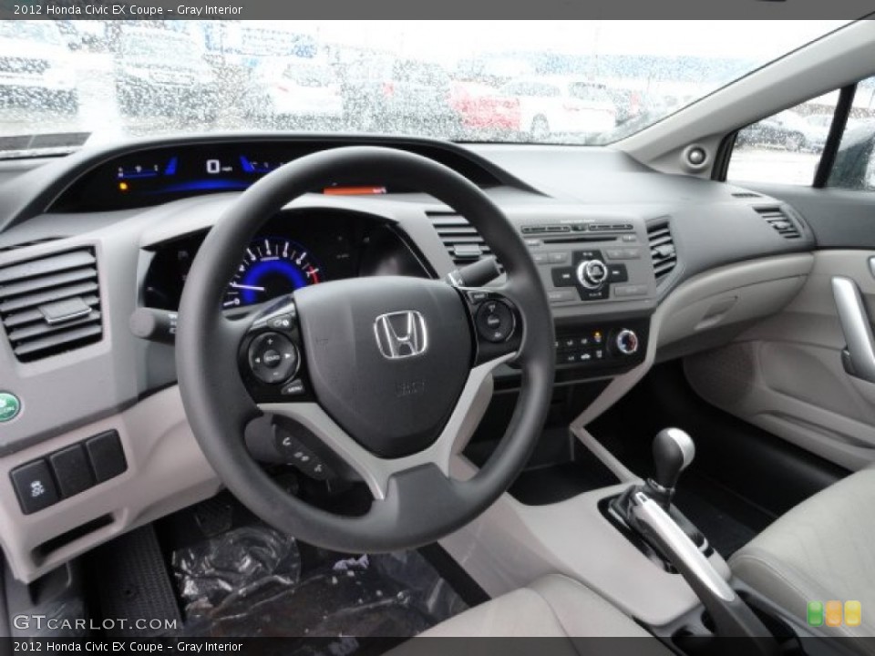 Gray Interior Photo for the 2012 Honda Civic EX Coupe #59842314