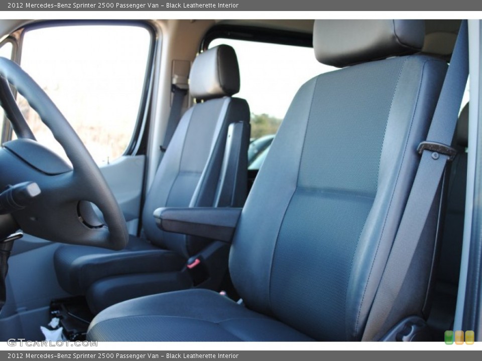 Black Leatherette Interior Photo for the 2012 Mercedes-Benz Sprinter 2500 Passenger Van #59844603