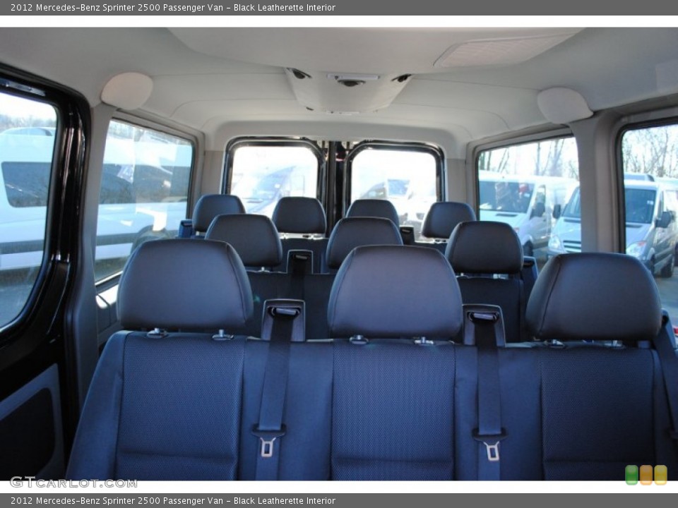 Black Leatherette Interior Photo for the 2012 Mercedes-Benz Sprinter 2500 Passenger Van #59844726