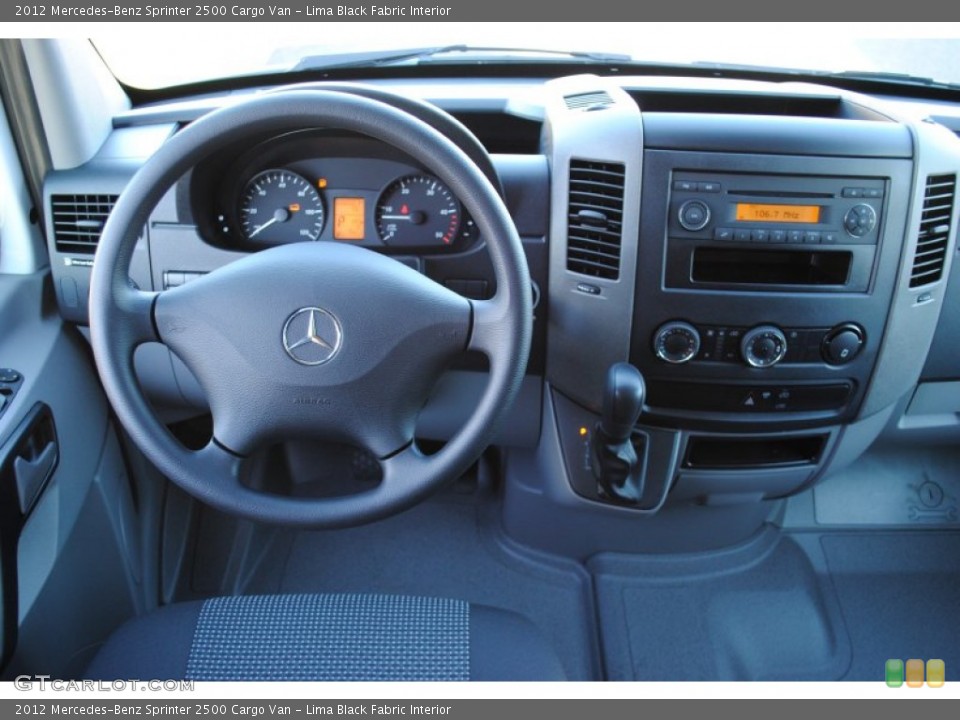 Lima Black Fabric Interior Dashboard for the 2012 Mercedes-Benz Sprinter 2500 Cargo Van #59844840