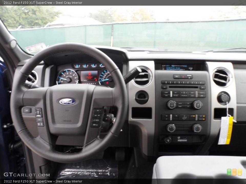 Steel Gray Interior Dashboard for the 2012 Ford F150 XLT SuperCrew #59846277