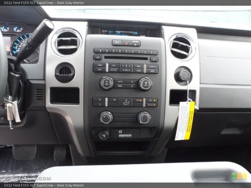 Steel Gray Interior Controls for the 2012 Ford F150 XLT SuperCrew #59846286