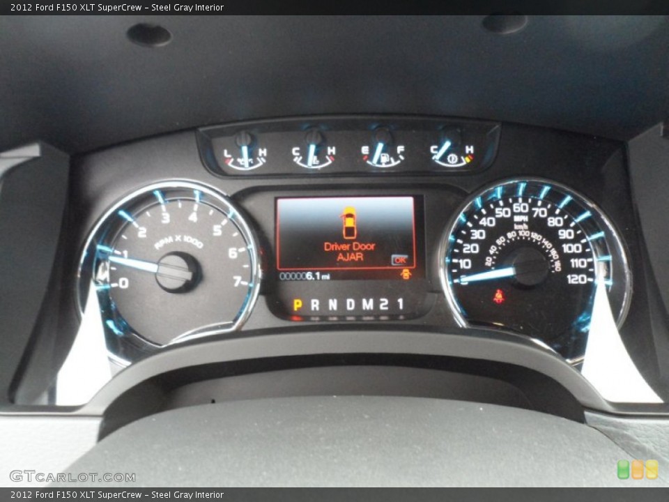 Steel Gray Interior Gauges for the 2012 Ford F150 XLT SuperCrew #59846331