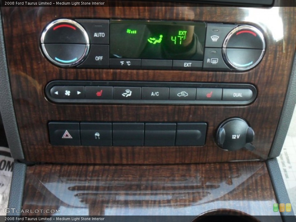 Medium Light Stone Interior Controls for the 2008 Ford Taurus Limited #59846598