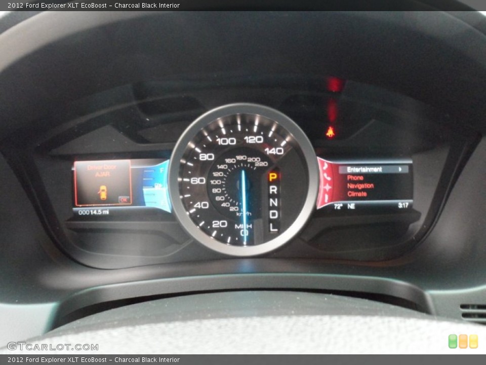 Charcoal Black Interior Gauges for the 2012 Ford Explorer XLT EcoBoost #59848297