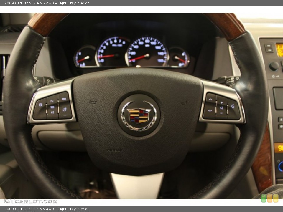 Light Gray Interior Steering Wheel for the 2009 Cadillac STS 4 V6 AWD #59848453