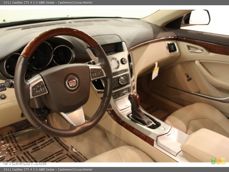 Cashmere/Cocoa Interior Prime Interior for the 2011 Cadillac CTS 4 3.0 AWD Sedan #59848573