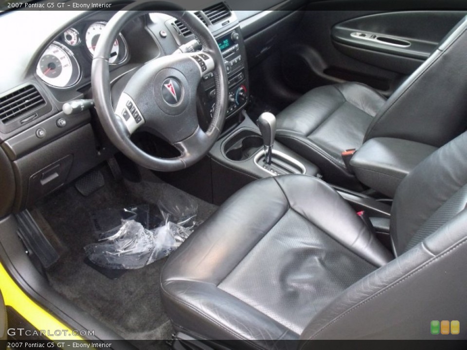 Ebony Interior Photo for the 2007 Pontiac G5 GT #59849104