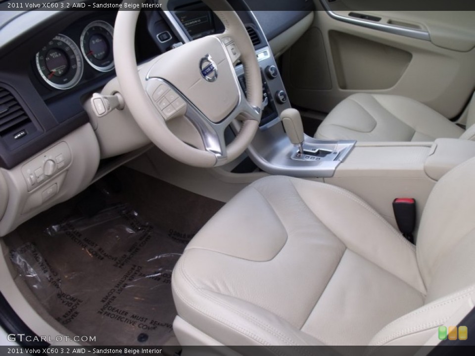 Sandstone Beige Interior Photo for the 2011 Volvo XC60 3.2 AWD #59849233