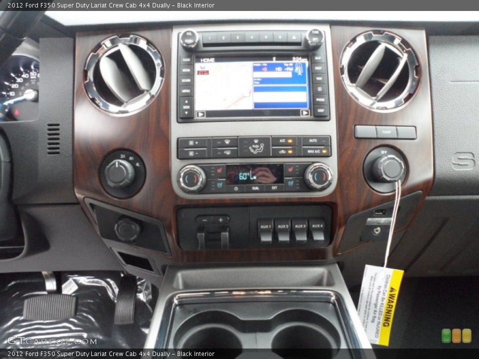 Black Interior Controls for the 2012 Ford F350 Super Duty Lariat Crew Cab 4x4 Dually #59849671