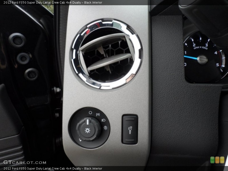 Black Interior Controls for the 2012 Ford F350 Super Duty Lariat Crew Cab 4x4 Dually #59849722
