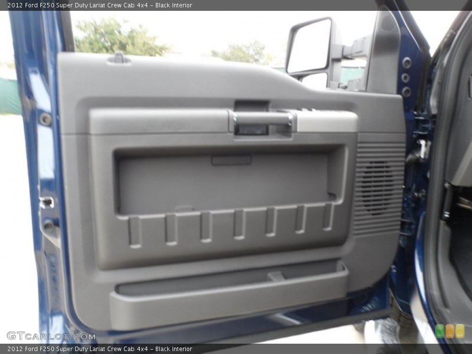 Black Interior Door Panel for the 2012 Ford F250 Super Duty Lariat Crew Cab 4x4 #59850127