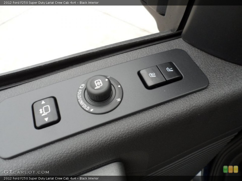 Black Interior Controls for the 2012 Ford F250 Super Duty Lariat Crew Cab 4x4 #59850133
